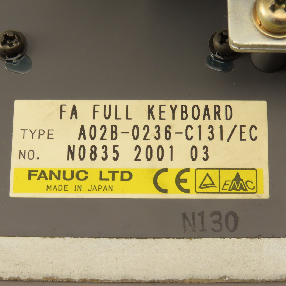 Fanuc A02B-0236-C131/EC FA Full Keyboard Operator HMI A08B-0082-C100 HDD Unit