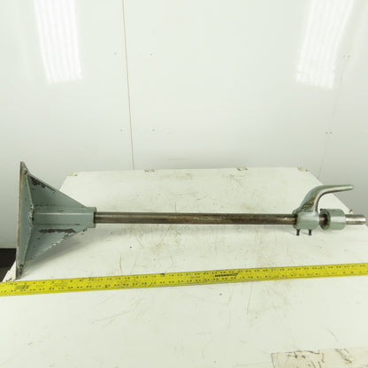 Brown & Sharpe Bar Feeder Stock Stand 45" Tall W/ Adjustable Height