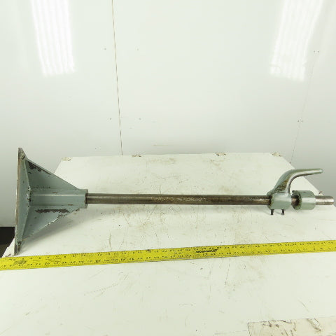 Brown & Sharpe Bar Feeder Stock Stand 45" Tall W/ Adjustable Height