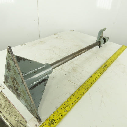 Brown & Sharpe Bar Feeder Stock Stand 45" Tall W/ Adjustable Height