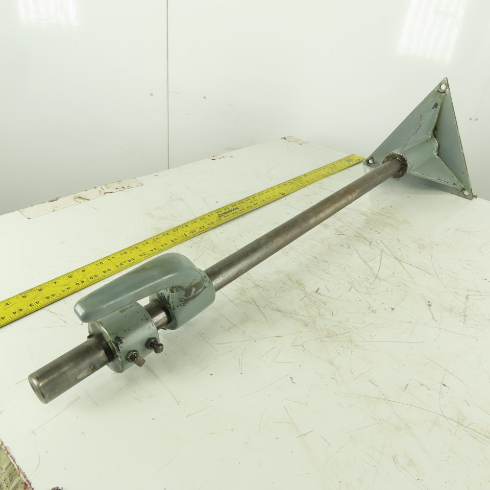 Brown & Sharpe Bar Feeder Stock Stand 45" Tall W/ Adjustable Height