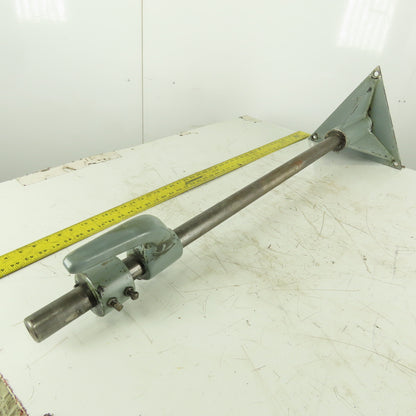Brown & Sharpe Bar Feeder Stock Stand 45" Tall W/ Adjustable Height