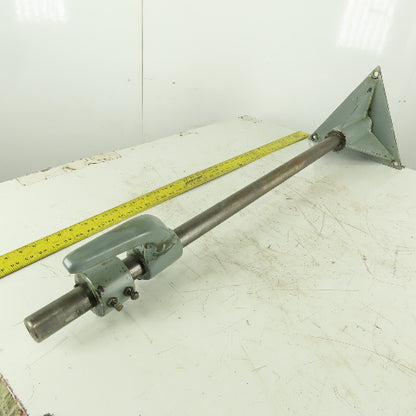 Brown & Sharpe Bar Feeder Stock Stand 45" Tall W/ Adjustable Height