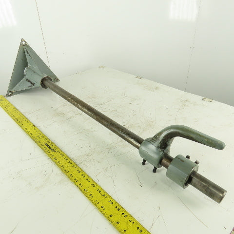 Brown & Sharpe Bar Feeder Stock Stand 45" Tall W/ Adjustable Height