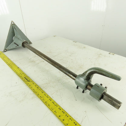 Brown & Sharpe Bar Feeder Stock Stand 45" Tall W/ Adjustable Height
