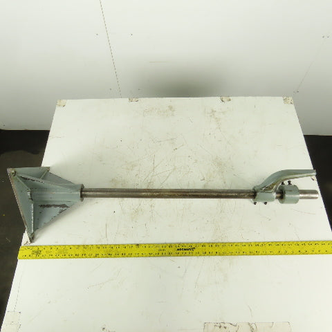 Brown & Sharpe Bar Feeder Stock Stand 45" Tall W/ Adjustable Height