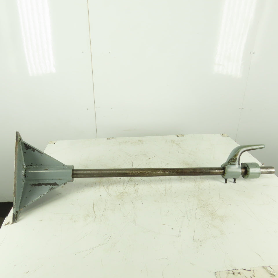 Brown & Sharpe Bar Feeder Stock Stand 45" Tall W/ Adjustable Height