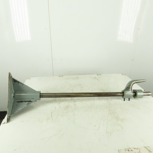 Brown & Sharpe Bar Feeder Stock Stand 45" Tall W/ Adjustable Height