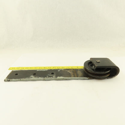 Heavy Duty Door Track Roller 5" x 17-1/2" Drop 1/2" Wide Groove