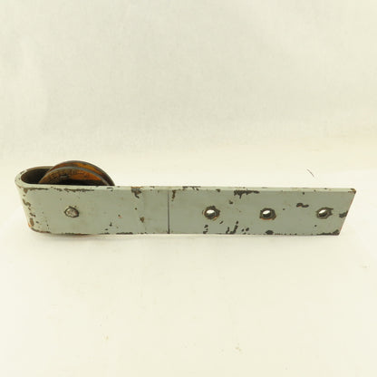 Heavy Duty Door Track Roller 5" x 17-1/2" Drop 1/2" Wide Groove