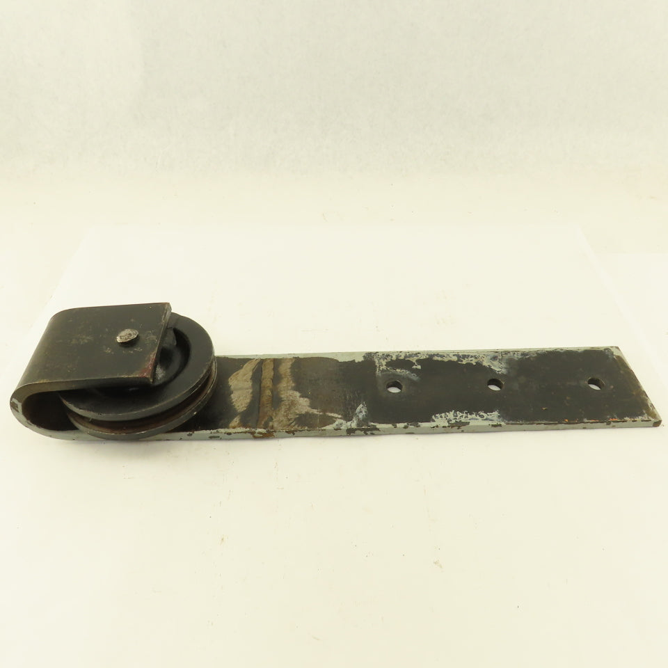 Heavy Duty Door Track Roller 5" x 17-1/2" Drop 1/2" Wide Groove