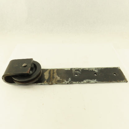 Heavy Duty Door Track Roller 5" x 17-1/2" Drop 1/2" Wide Groove