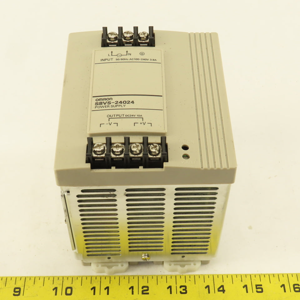 Omron S8VS-24024 100-240V AC 3.8A Power Supply 24VDC Output