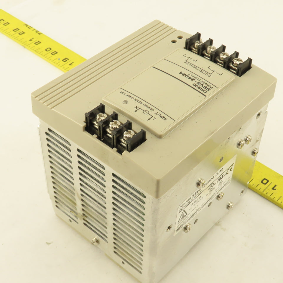 Omron S8VS-24024 100-240V AC 3.8A Power Supply 24VDC Output