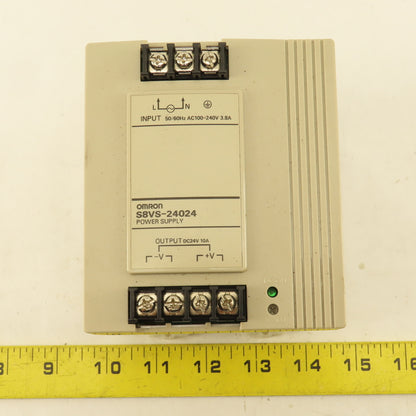 Omron S8VS-24024 100-240V AC 3.8A Power Supply 24VDC Output