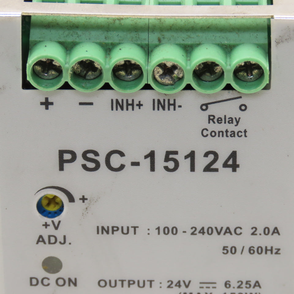Altech Corp PSC-15124 Adjustable Input 100-240V 50/60Hz Power Supply 24VDC