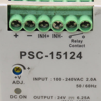 Altech Corp PSC-15124 Adjustable Input 100-240V 50/60Hz Power Supply 24VDC