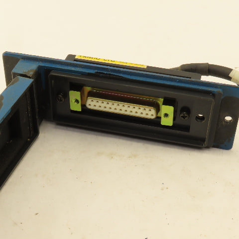 Fanuc A02B-0120-C192 25 Pin Female Port Panel Mount Interface W/ Cover