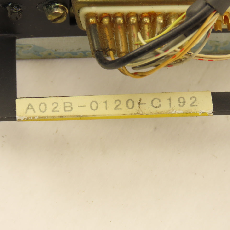 Fanuc A02B-0120-C192 25 Pin Female Port Panel Mount Interface W/ Cover