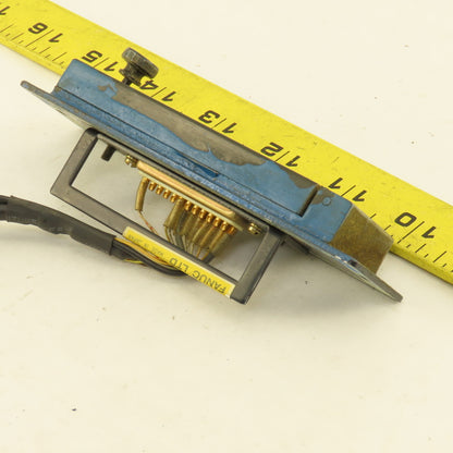 Fanuc A02B-0120-C192 25 Pin Female Port Panel Mount Interface W/ Cover