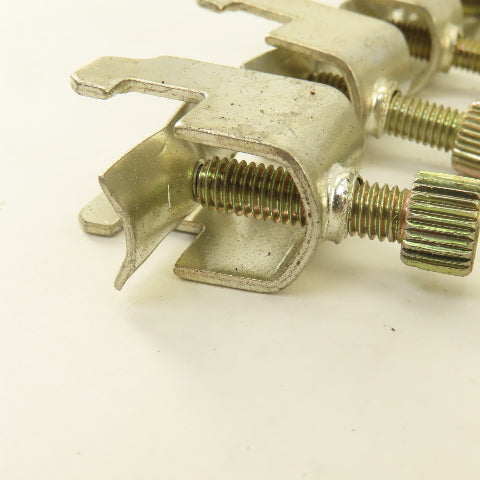 1/2" Wide DIN Rail Mount Cable Clamp Strain Relief Lot Of 18