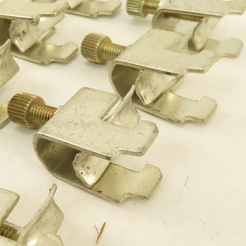 1/2" Wide DIN Rail Mount Cable Clamp Strain Relief Lot Of 18