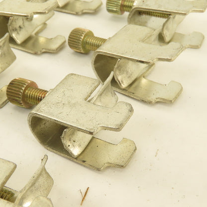 1/2" Wide DIN Rail Mount Cable Clamp Strain Relief Lot Of 18