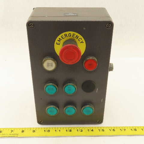 10" x 6" x 3" Push Button Control Box Prewired 600V