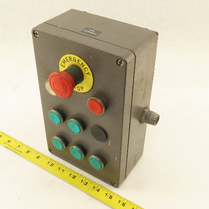 10" x 6" x 3" Push Button Control Box Prewired 600V