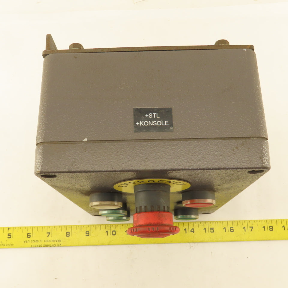 10" x 6" x 3" Push Button Control Box Prewired 600V