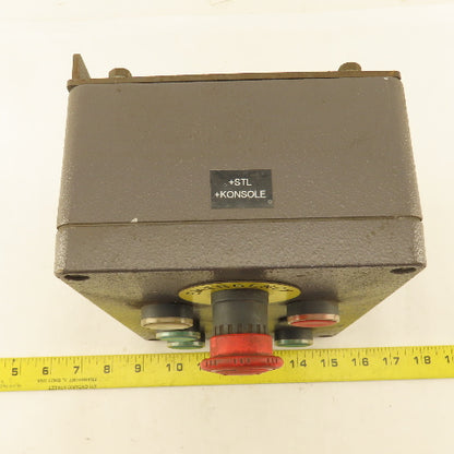10" x 6" x 3" Push Button Control Box Prewired 600V