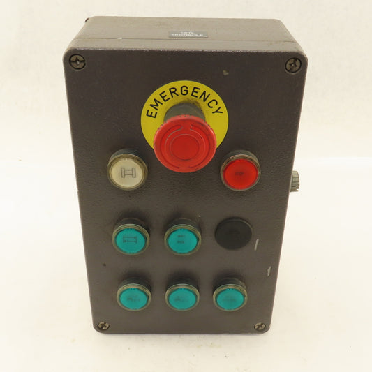 10" x 6" x 3" Push Button Control Box Prewired 600V