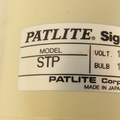 Patlite STP Signal Tower Red/Amber 100V 110V Bulb 15W