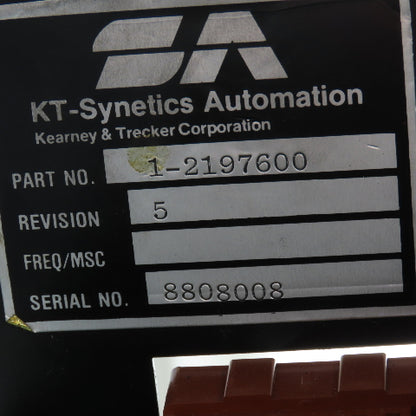 KT-Synetics Automation Kearney & Trecker 1-2197600 Rev. 5 Disc Module SCSI