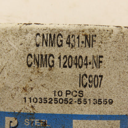 Iscar CNMG 120404-NF Carbide Indexing Insert 3 Pcs.