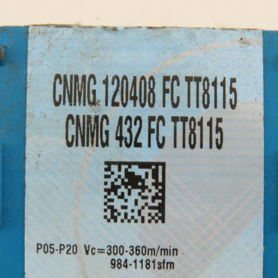 Ingersoll CNMG432 FC TT8115 Carbide Indexing Insert 9 Pcs.