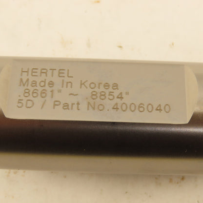 Hertel 4006040 Indexing Insert Coolant Thru Boring Bar .8661"-.8854"