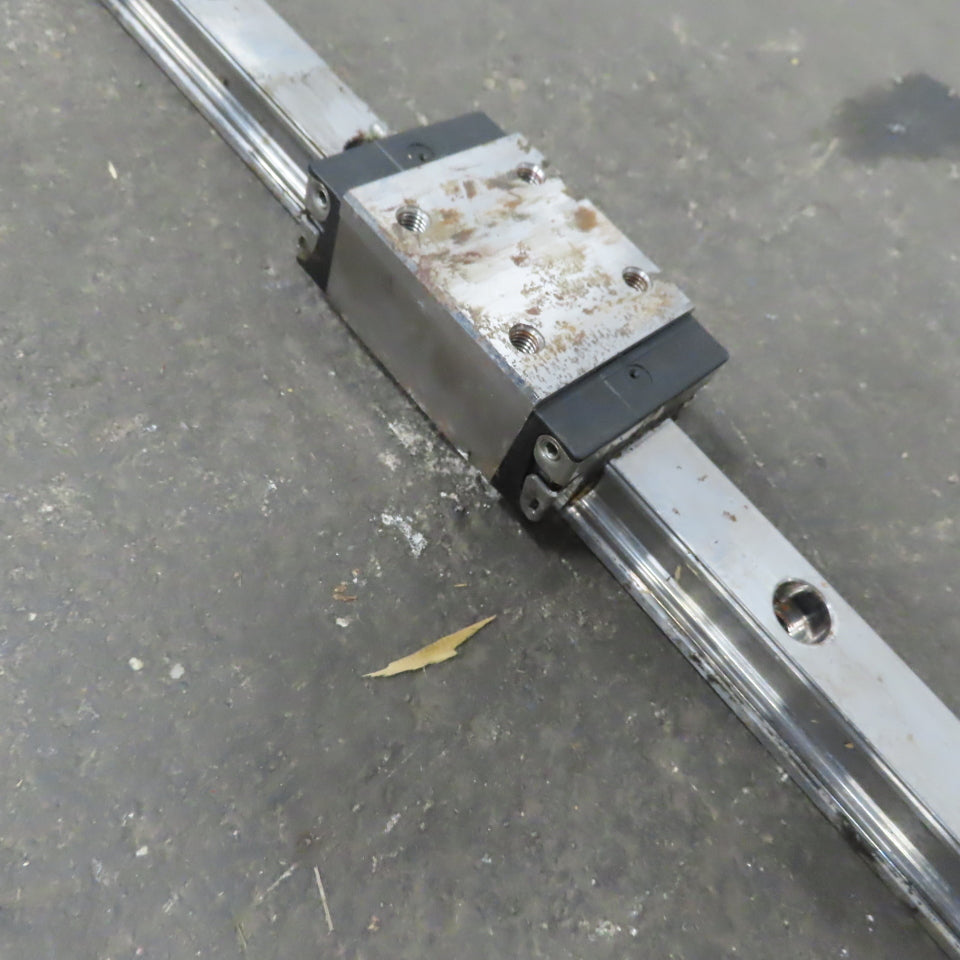 Bosch Rexroth R162171420 30mm Linear Profile Rail W/2 Bearing Blocks 3660mm OAL