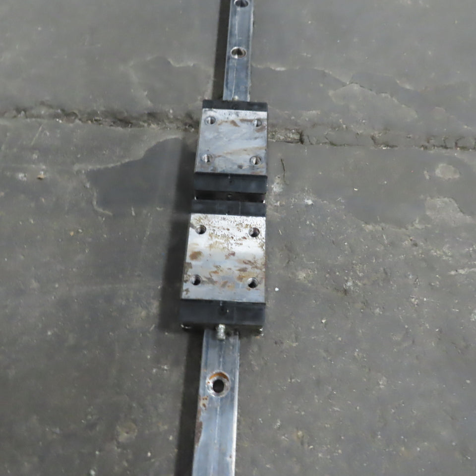 Bosch Rexroth R162171420 30mm Linear Profile Rail W/2 Bearing Blocks 3660mm OAL