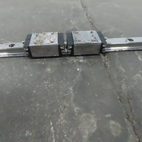 Bosch Rexroth R162171420 30mm Linear Profile Rail W/2 Bearing Blocks 3660mm OAL