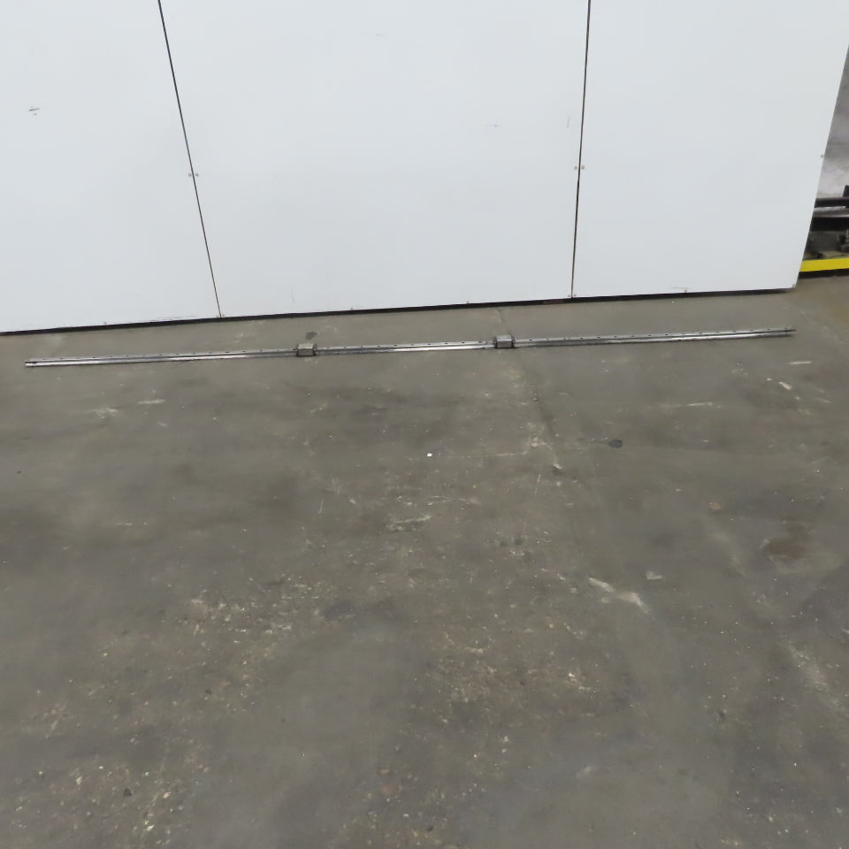 Bosch Rexroth R162171420 30mm Linear Profile Rail W/2 Bearing Blocks 3660mm OAL
