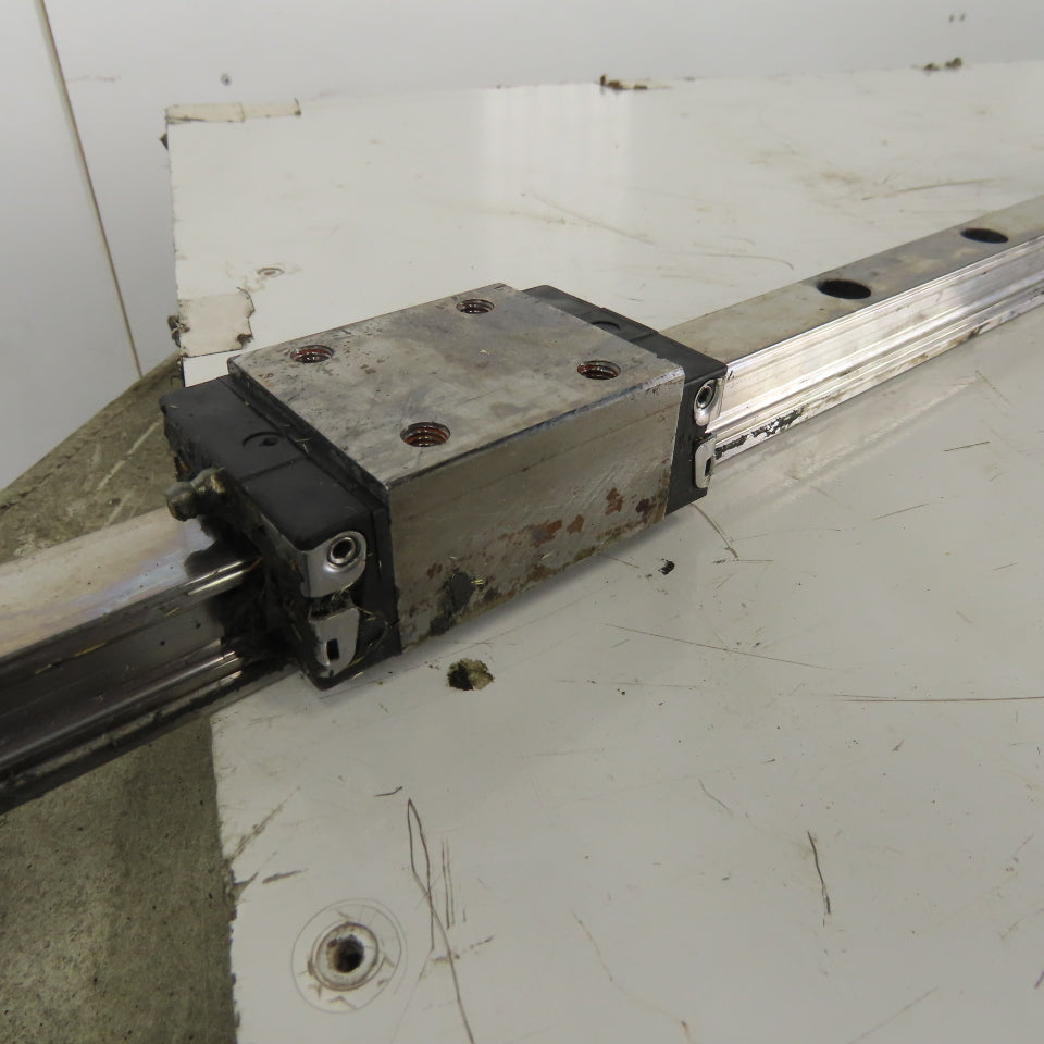 Bosch Rexroth R162171420 30mm Linear Profile Rail W/2 Bearing Blocks 2600mm OAL