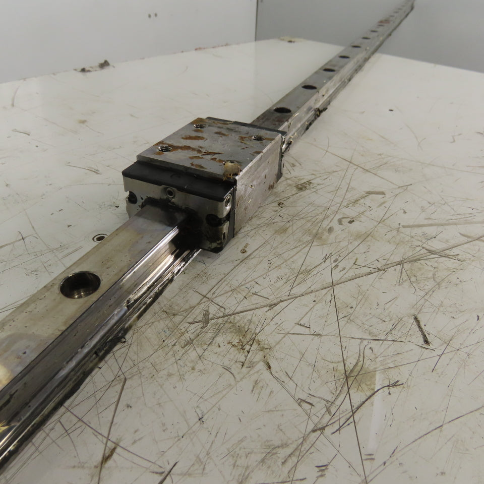 Bosch Rexroth R162171420 30mm Linear Profile Rail W/2 Bearing Blocks 2600mm OAL