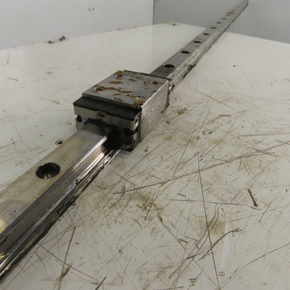 Bosch Rexroth R162171420 30mm Linear Profile Rail W/2 Bearing Blocks 2600mm OAL