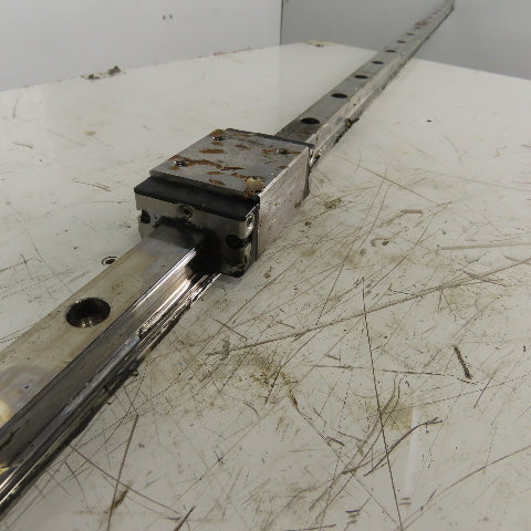 Bosch Rexroth R162171420 30mm Linear Profile Rail W/2 Bearing Blocks 2600mm OAL