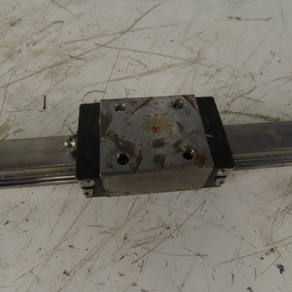 Bosch Rexroth R162171420 30mm Linear Profile Rail W/2 Bearing Blocks 1629mm OAL