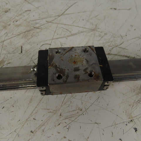 Bosch Rexroth R162171420 30mm Linear Profile Rail W/2 Bearing Blocks 1629mm OAL