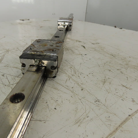 Bosch Rexroth R162171420 30mm Linear Profile Rail W/2 Bearing Blocks 1629mm OAL