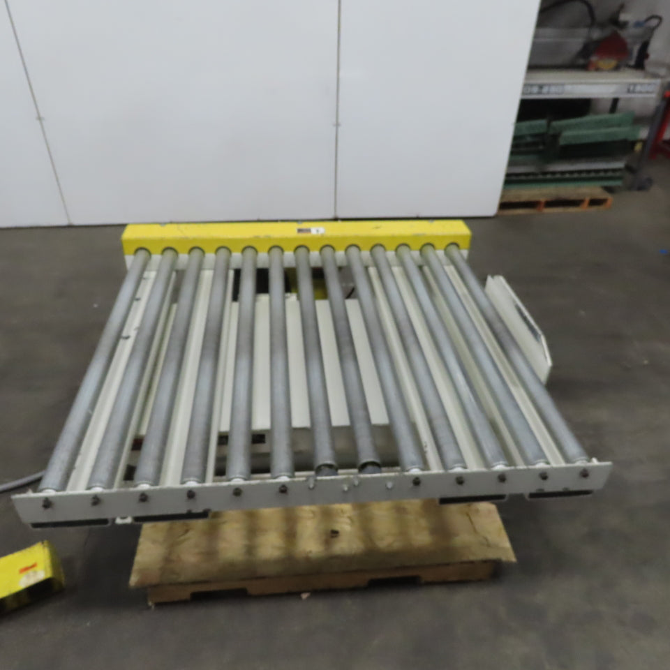 Southworth LSH560 5000lb Hydraulic Scissor Lift 60x51 Table Power Roll Table 3PH