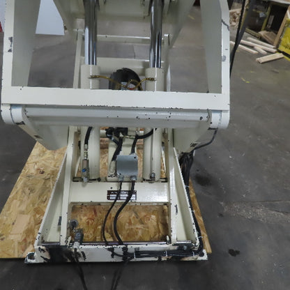 Southworth LSH560 5000lb Hydraulic Scissor Lift 60x51 Table Power Roll Table 3PH
